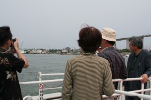 富山新港の渡し船に乗船しました