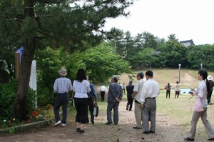 羽咋の唐戸山相撲場