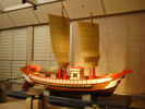 遣唐使船の模型